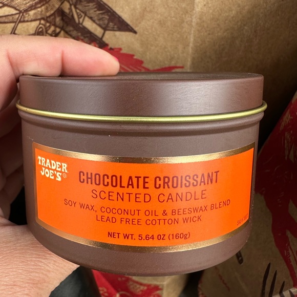 Trader Joe’s Other - Trader Joe’s Chocolate Croissant candle new Christmas 2023 limited edition
